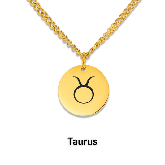 Taurus Cuban Coin Necklace