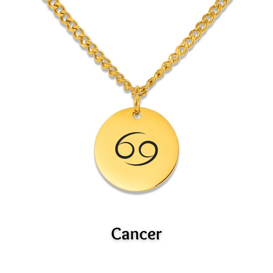 Cancer Cuban Coin Necklace