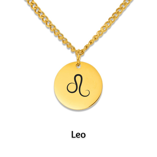 Leo Cuban Coin Necklace